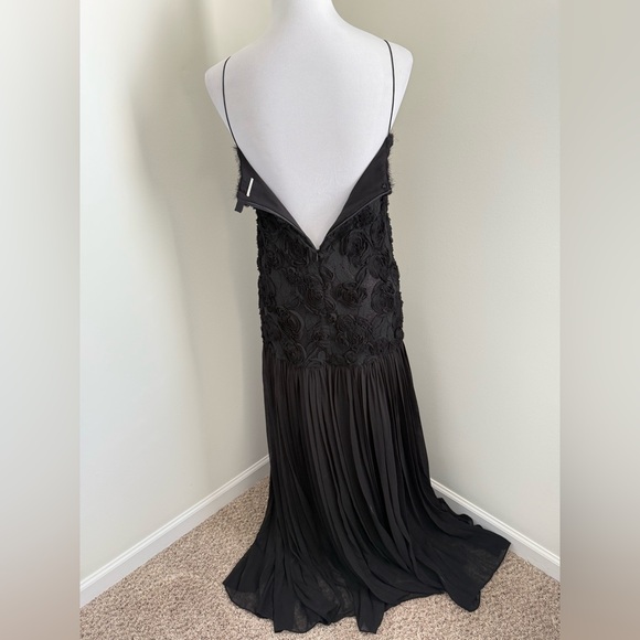 NEW Alexis Natalina Long Gown Dress Black Womens Size Small - Picture 5 of 5